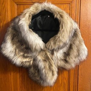 Faux fur wrap